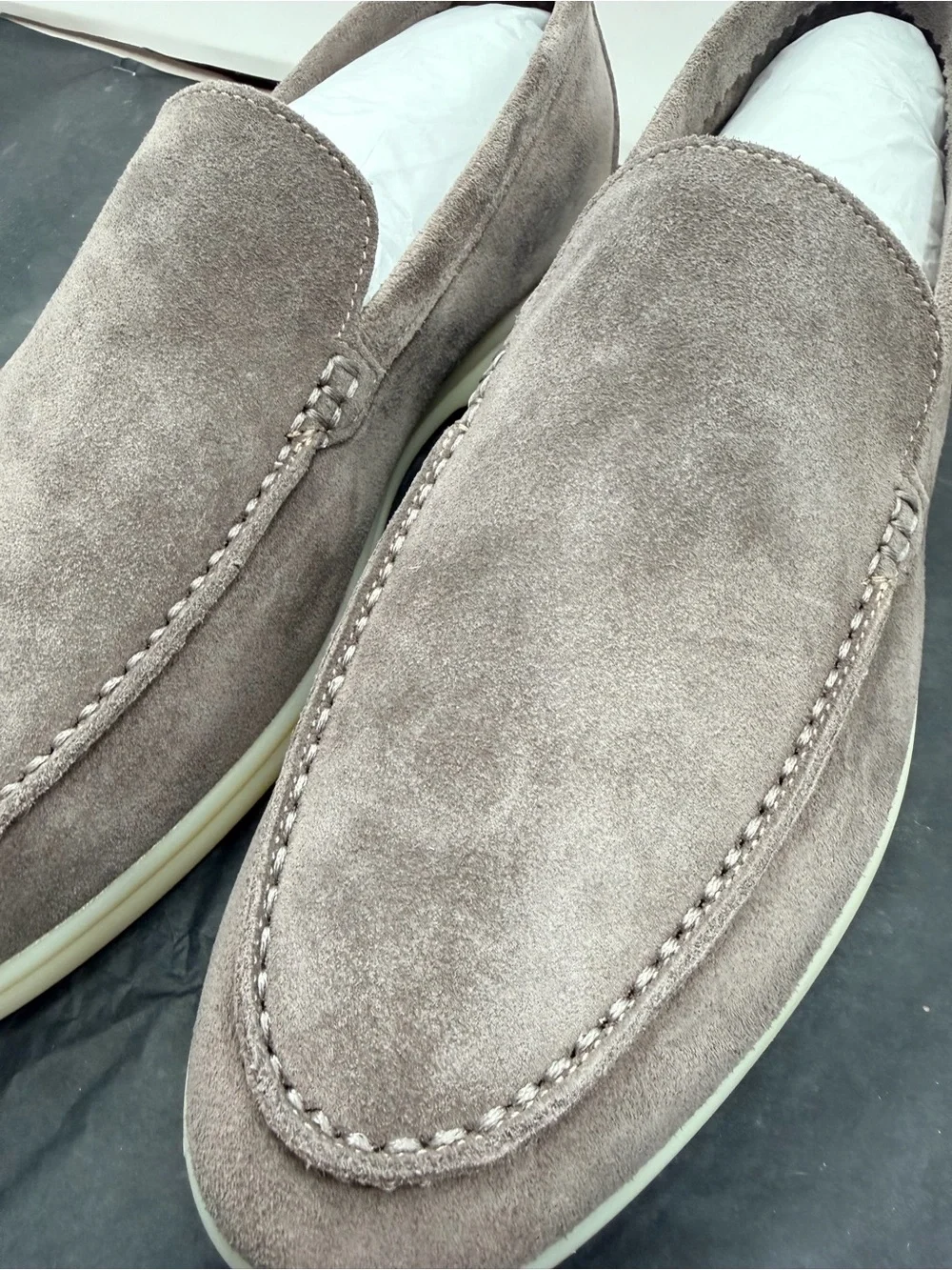 NIB Miramonti Light Dune Loafers